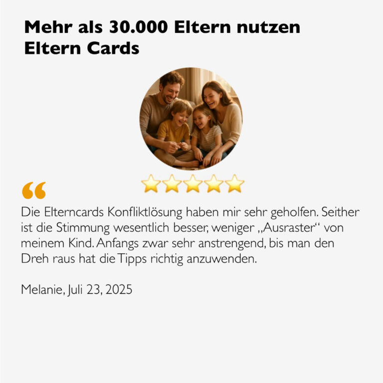 Erfahrungsbericht Eltern Cards – Konflikte lösen mit Kindern ohne Stress