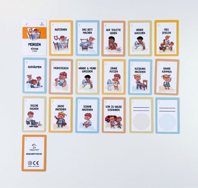 morgenroutine mit kindern – visuelle hilfe mit 15 klaren schritten