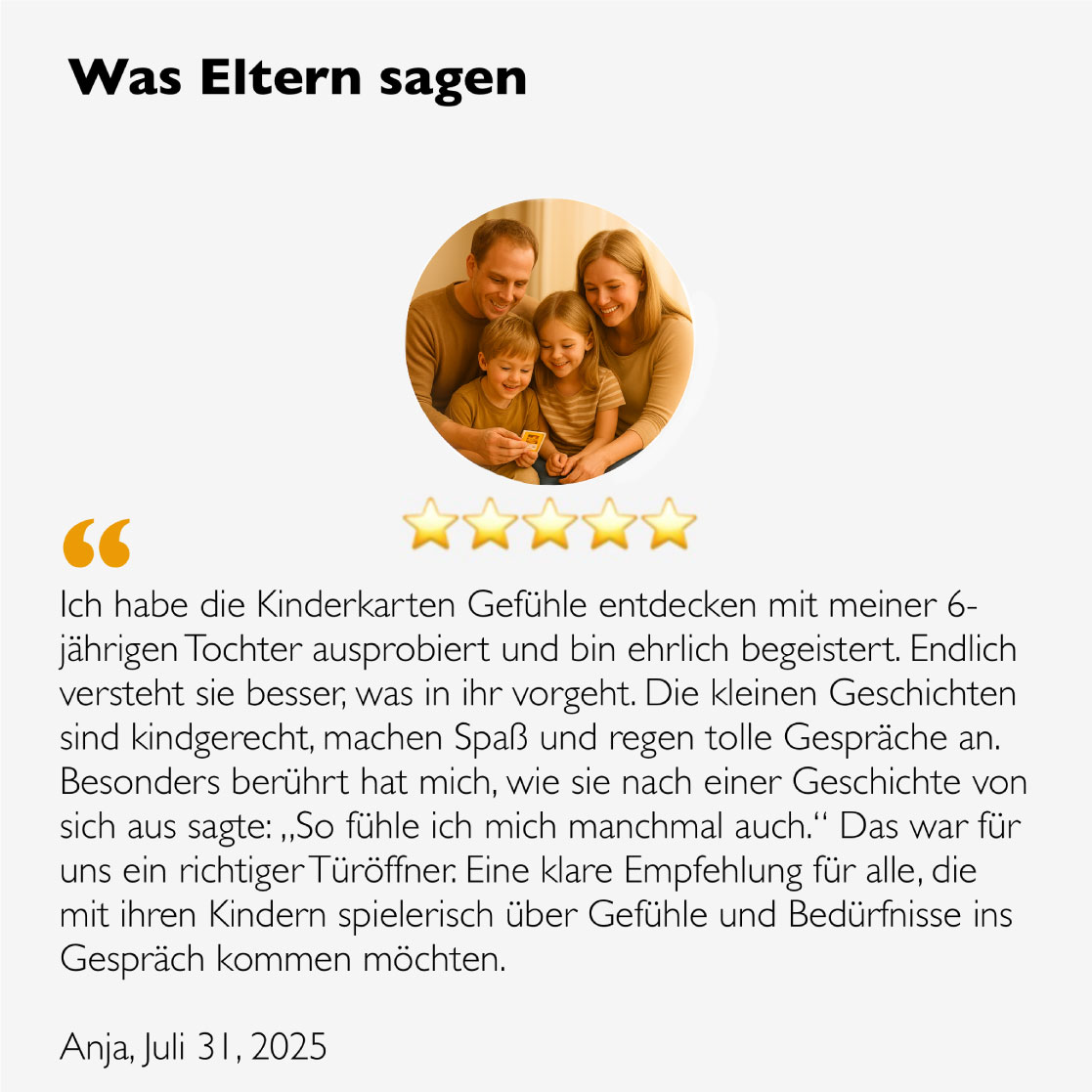 elternmeinung zu gefühlekarten – kindern gefühle beibringen leicht gemacht