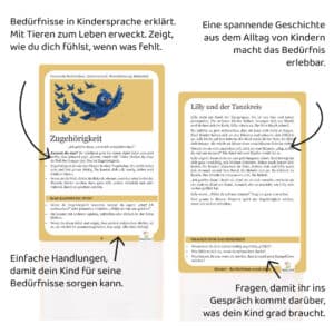 bedürfniskarten für kinder – kindgerechte erklärungen, geschichten und übungen