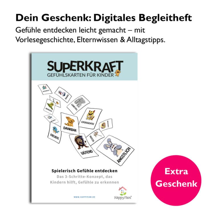 digitales begleitheft zu superkraft kinderkarten gefühlskarten – mit kindern über gefühle reden