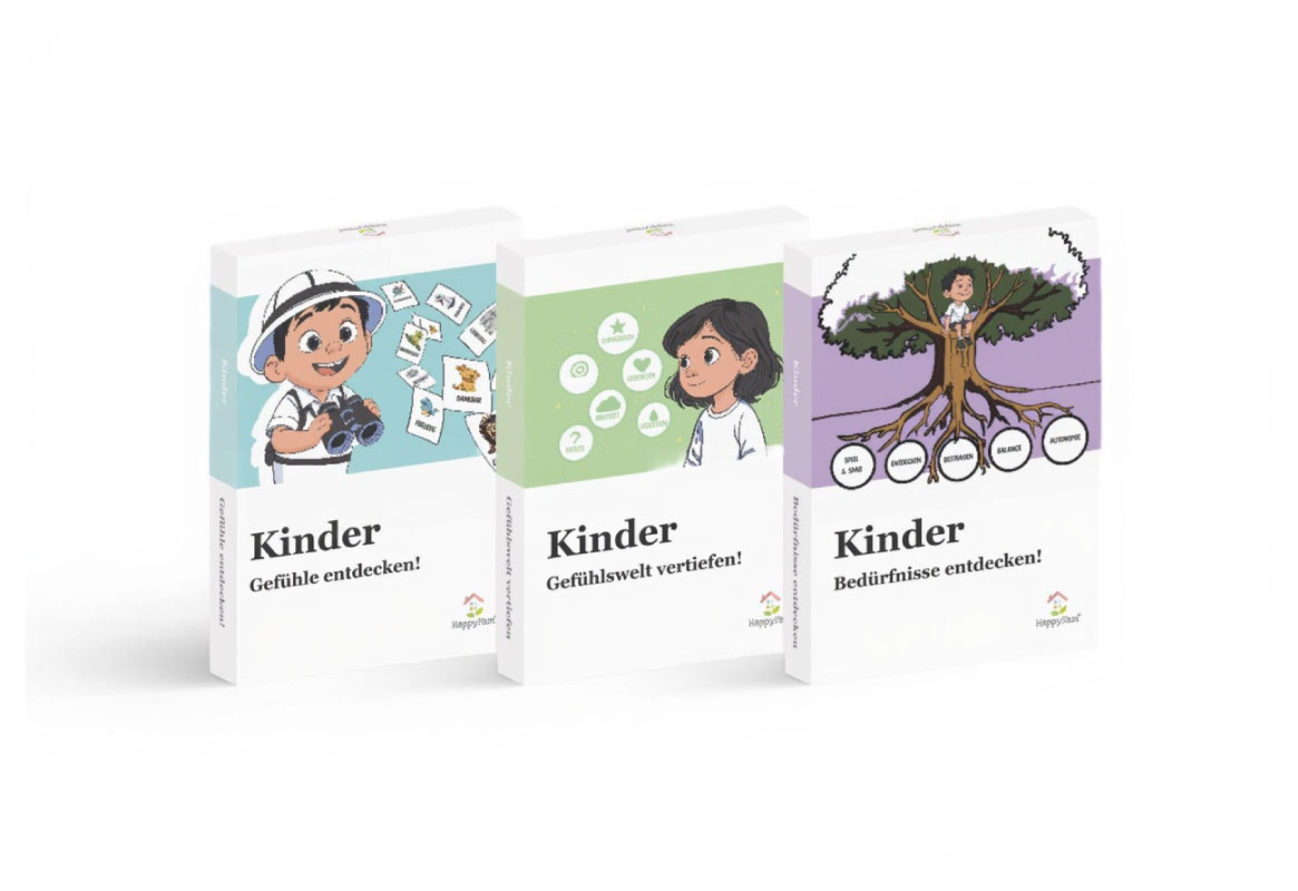 happyfam_kinderkarten_set_gefuehle_beduerfnisse_gefuehlswelt drei kinderkartensets von happyfam zur entfaltung emotionaler und sozialer kompetenzen.