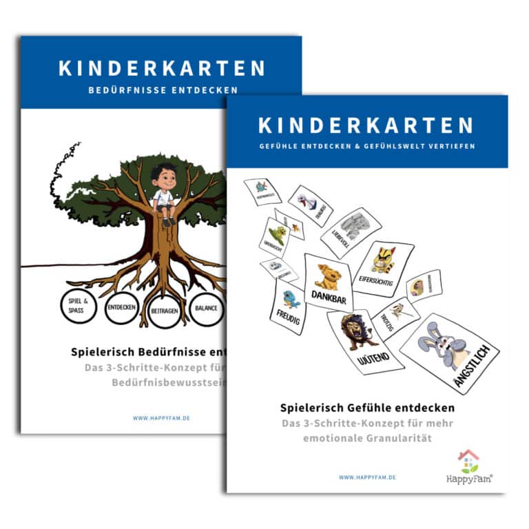 digitale bonus-workbooks für eltern zu gefühlskarten und bedürfniskarten für kinder – im doppelpaket