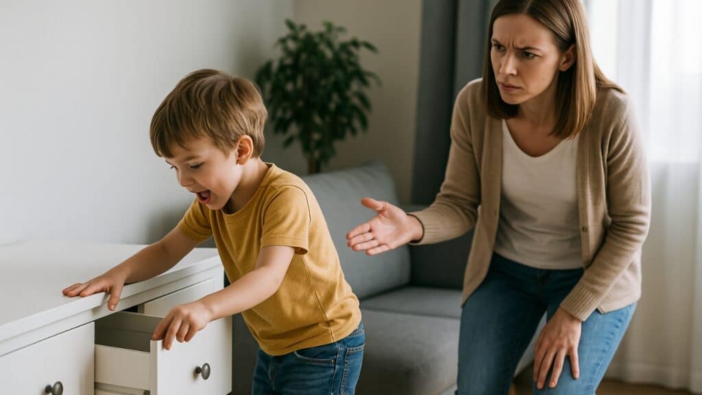Kind überschreitet ständig Grenzen